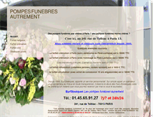 Tablet Screenshot of pompesfunebrespascheres.com